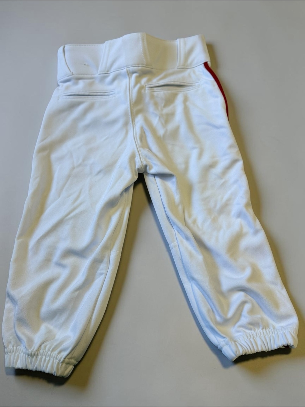 Champro Youth Baseball Pants White Red Piped Practice Game Small - Picture 7 of 8